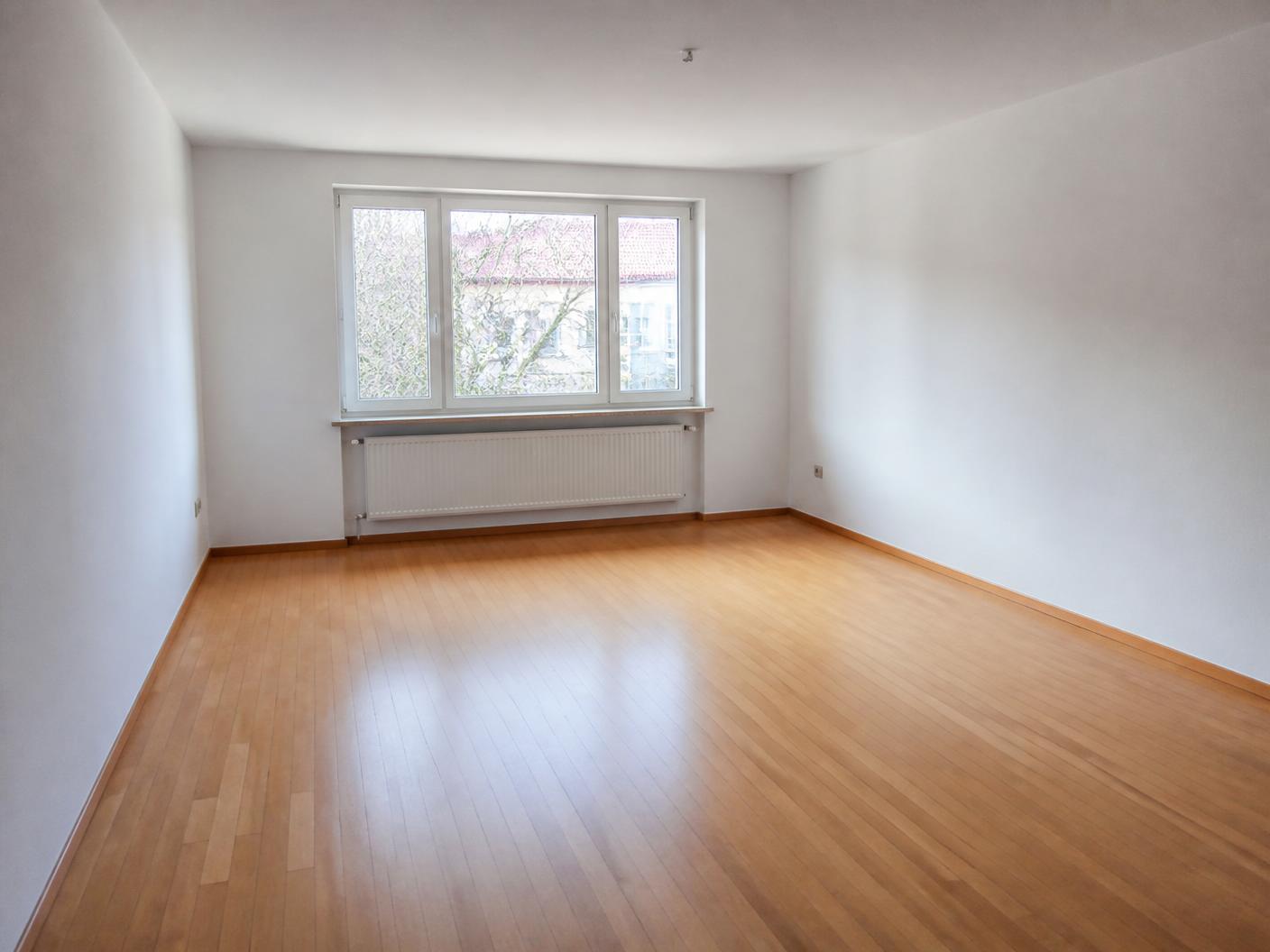 Leere, besenrein übergebene Wohnung nach einer Wohnungsauflösung in NRW